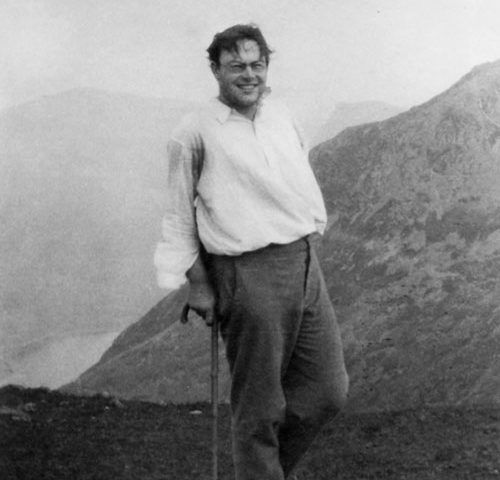 Frank Ramsey, pictured in 1925 above Buttermere Lake in England’s Lake District. Photograph by Lettice Ramsey. With thanks to Stephen Burch