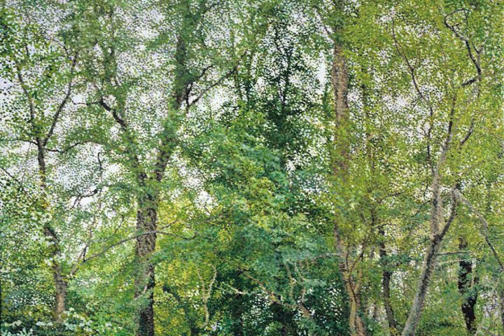Atomised: detail from The Jubilee Plantation by William Wilkins, 1980, oil on canvas. Private collection. © William Wilkins.