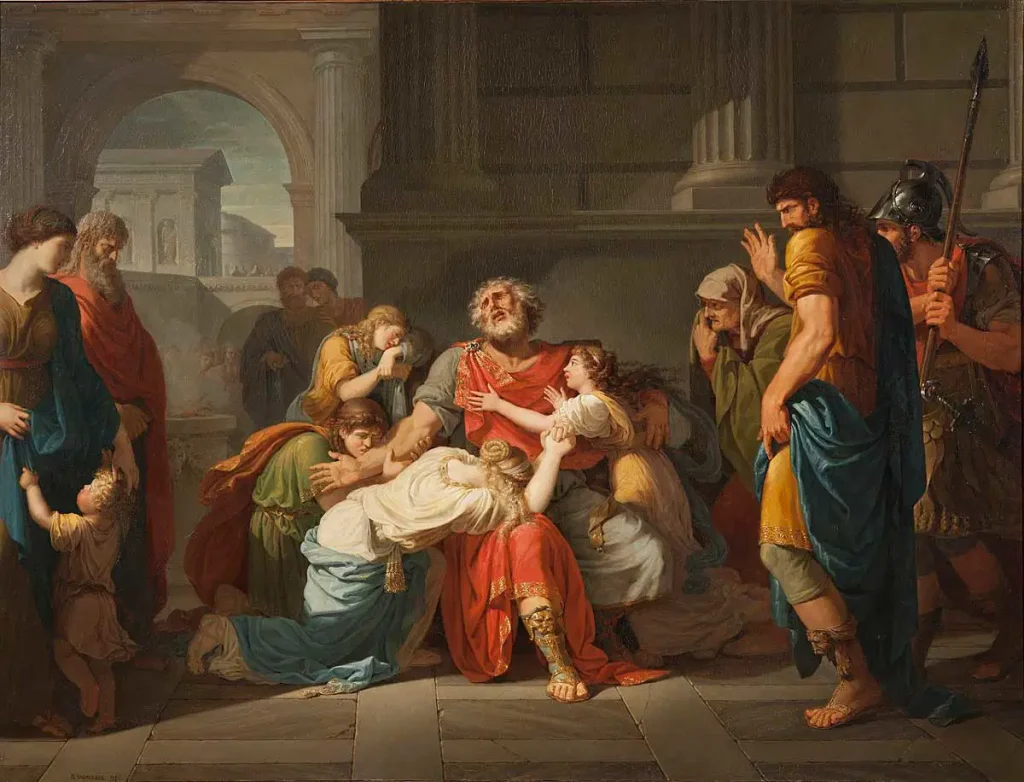 Bénigne Gagneraux, The Blind Oedipus