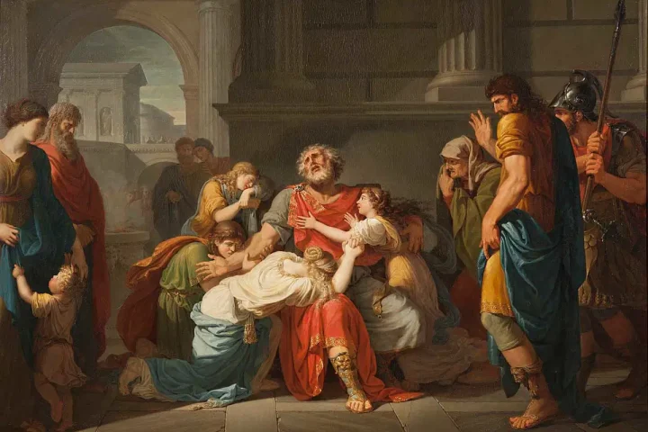 Bénigne Gagneraux, The Blind Oedipus